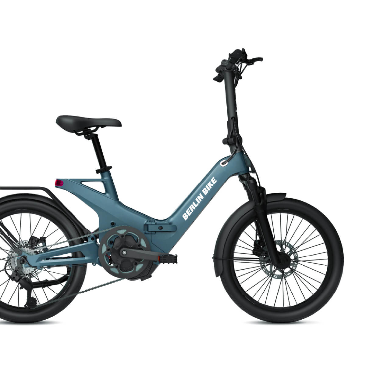 Berlin Bike 2GO E-Bike 20 Zoll Klapprad Dunkelblau