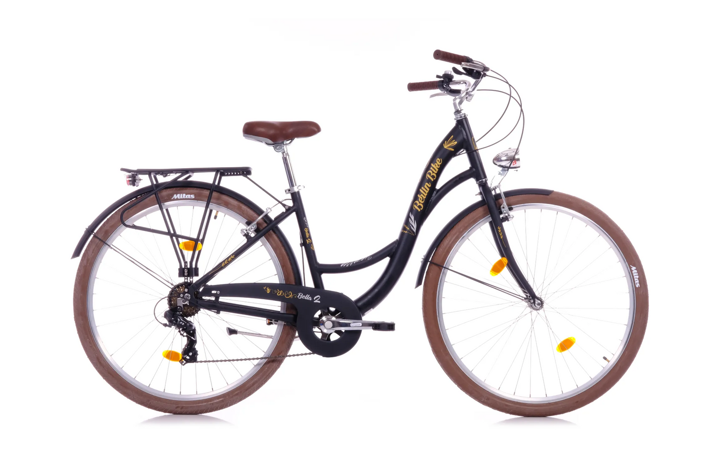 Berlin Bike Bella 2 Cityrad 28 Zoll Schwarz