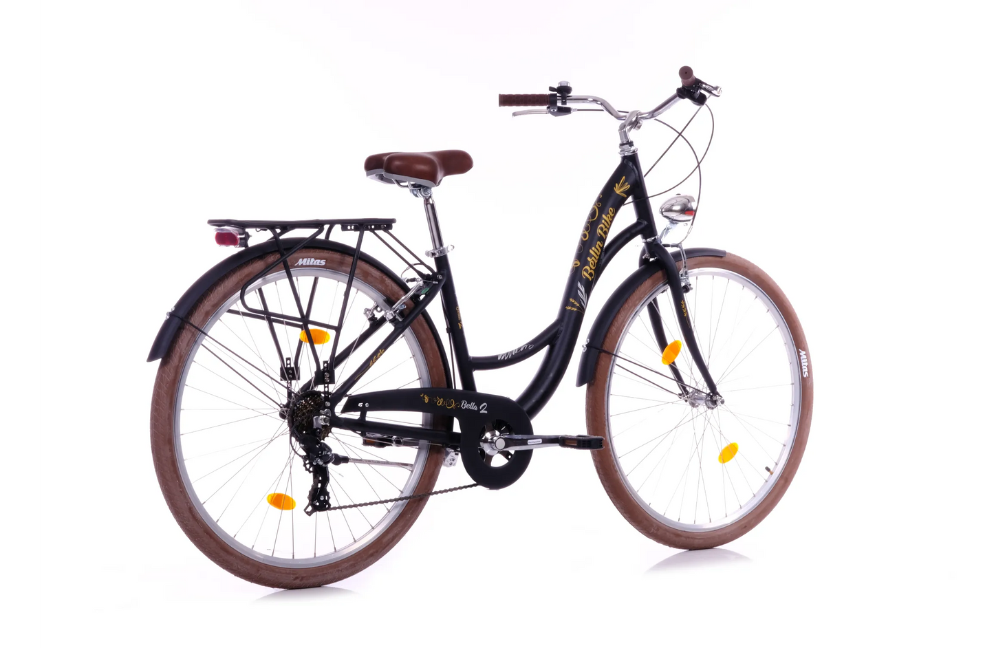 Berlin Bike Bella 2 Cityrad 28 Zoll Schwarz