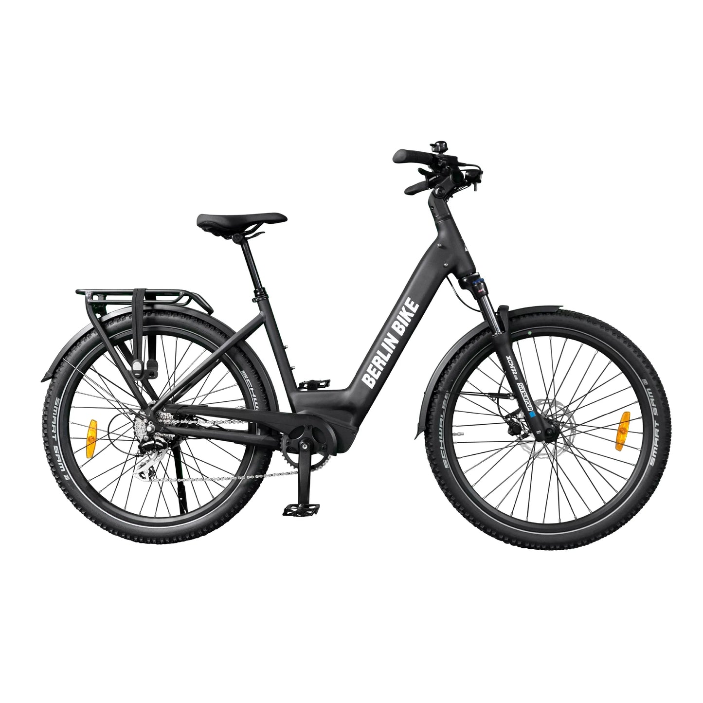 Berlin Bike SUV 28 Zoll Trekking E-Bike Mattschwarz