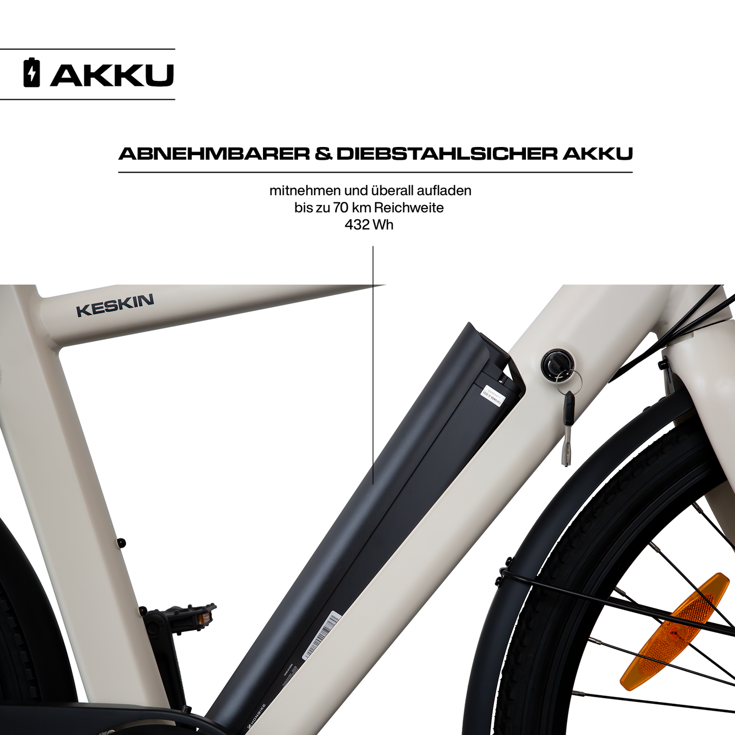 Abnehmbarer Akku C Cbike 1