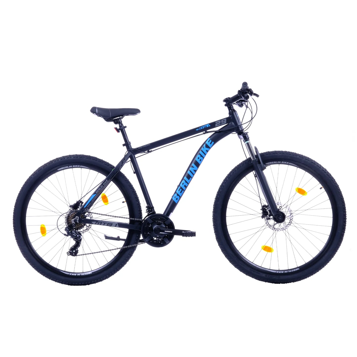 Berlin Bike MTB1 29 Zoll Mountainbike Schwarz Blau