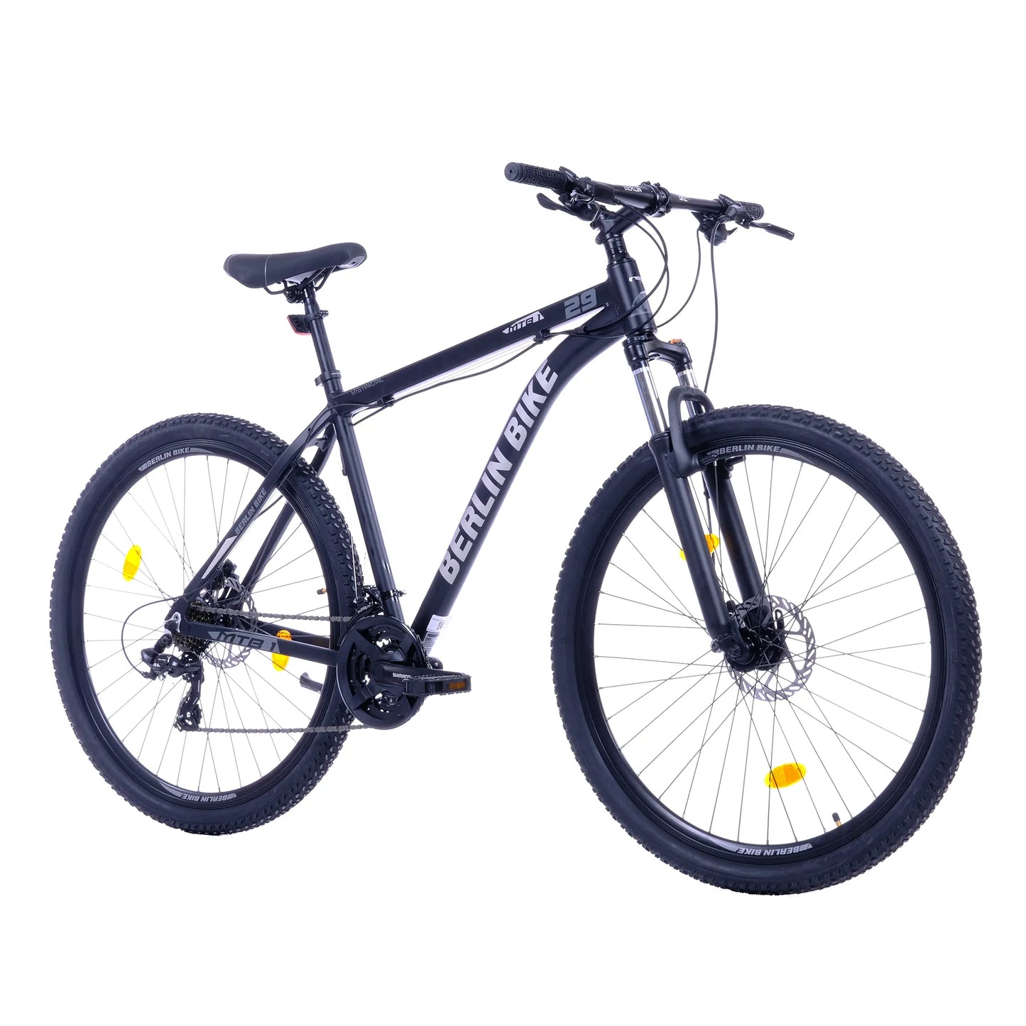 Berlin Bike MTB1 29 Zoll Mountainbike Schwarz Silber