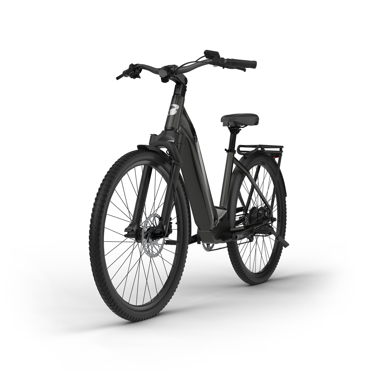 Berlin Bike SUV 28 Zoll Trekking E-Bike Mattschwarz