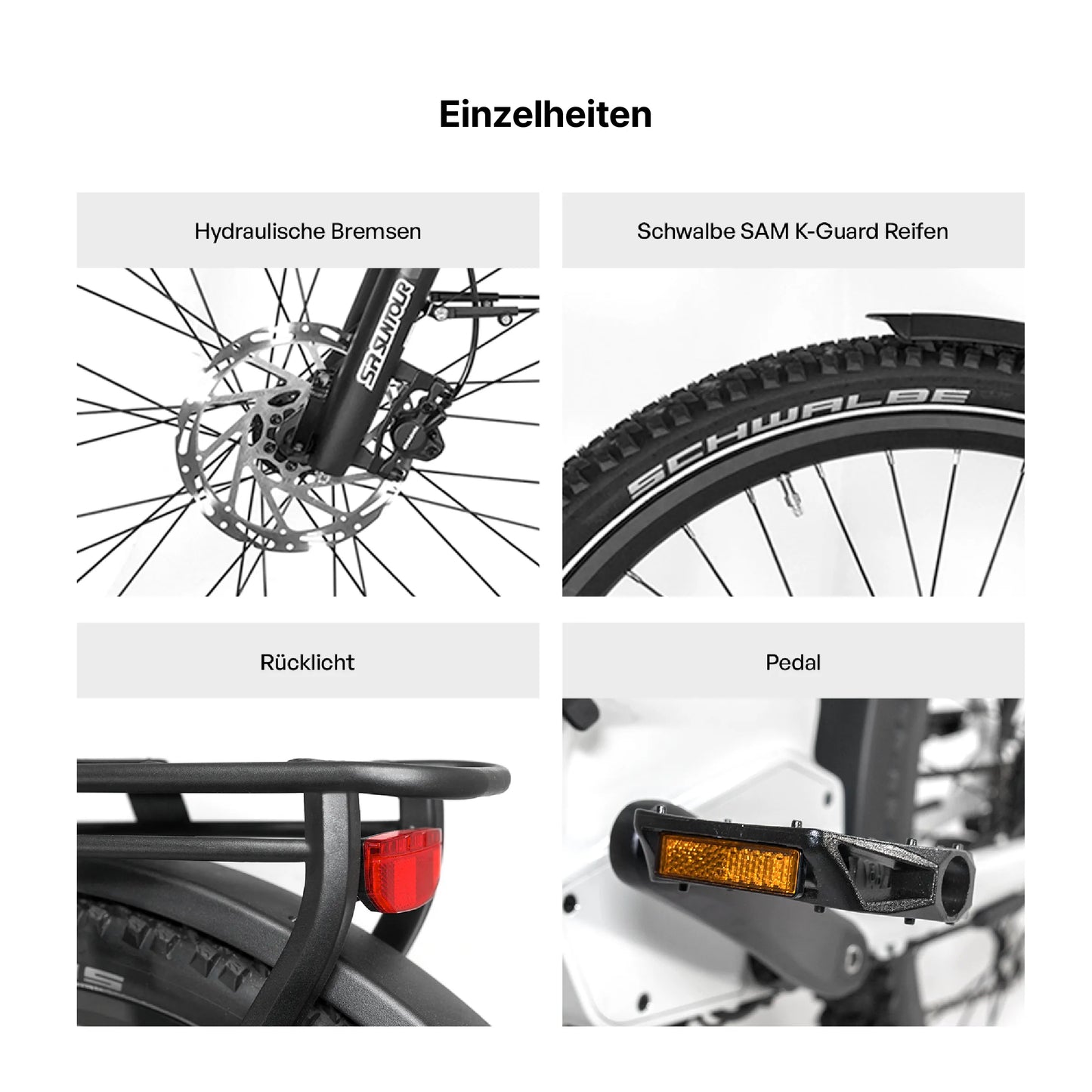 Berlin Bike SUV 28 Zoll Trekking E-Bike Hellweiss