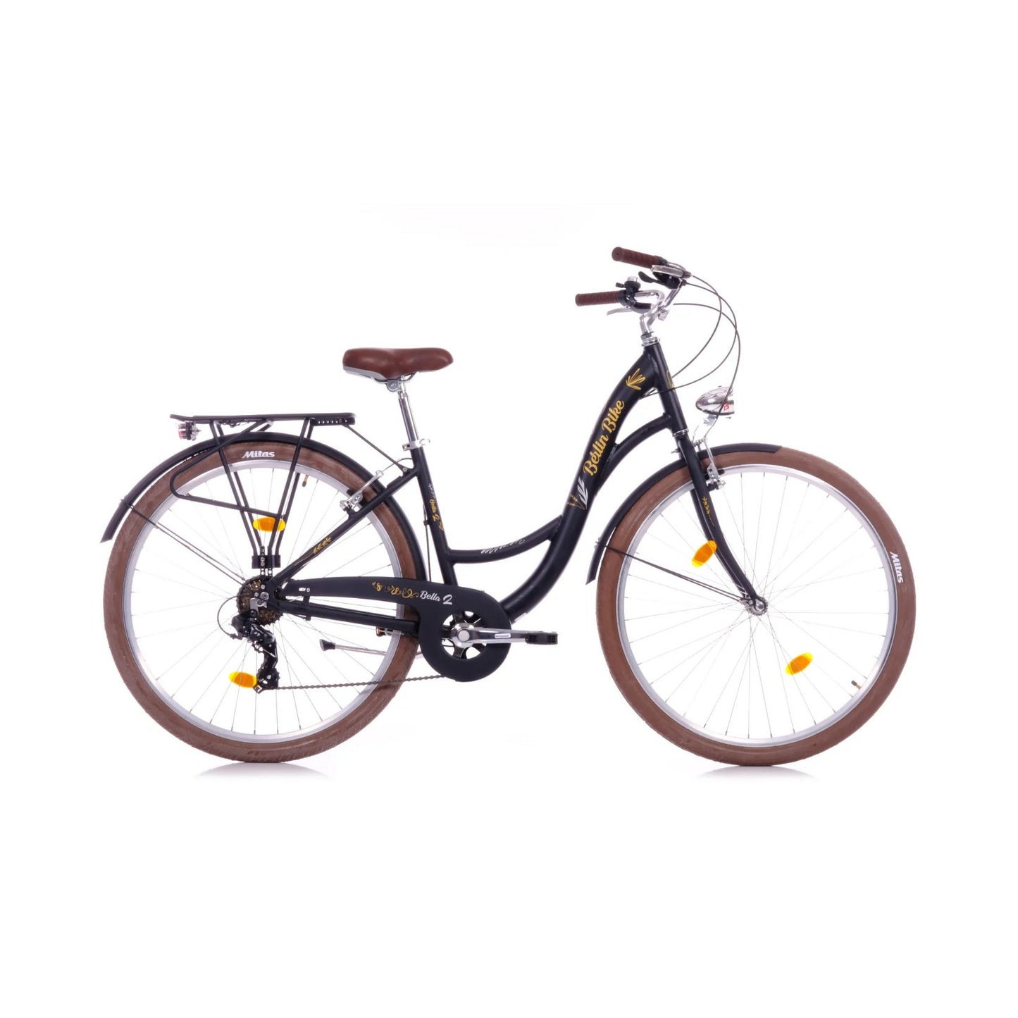 Berlin Bike Bella 2 Cityrad 28 Zoll Schwarz