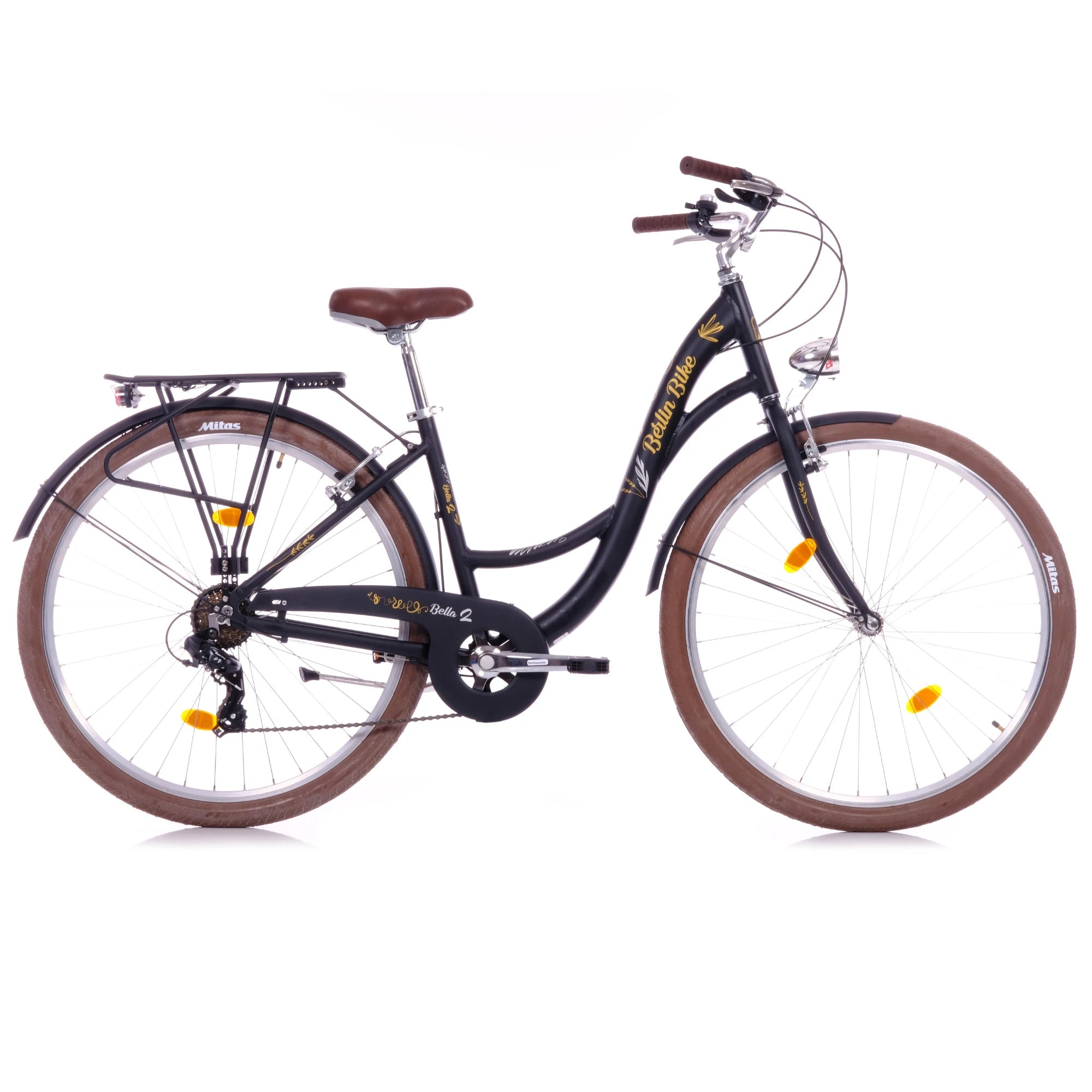 damen fahrrad 28 zoll real Berlin Bike Bella2 28 Zoll Cityrad Schwarz – Leichtes Damen-Hollandrad – Fahrradkauf24