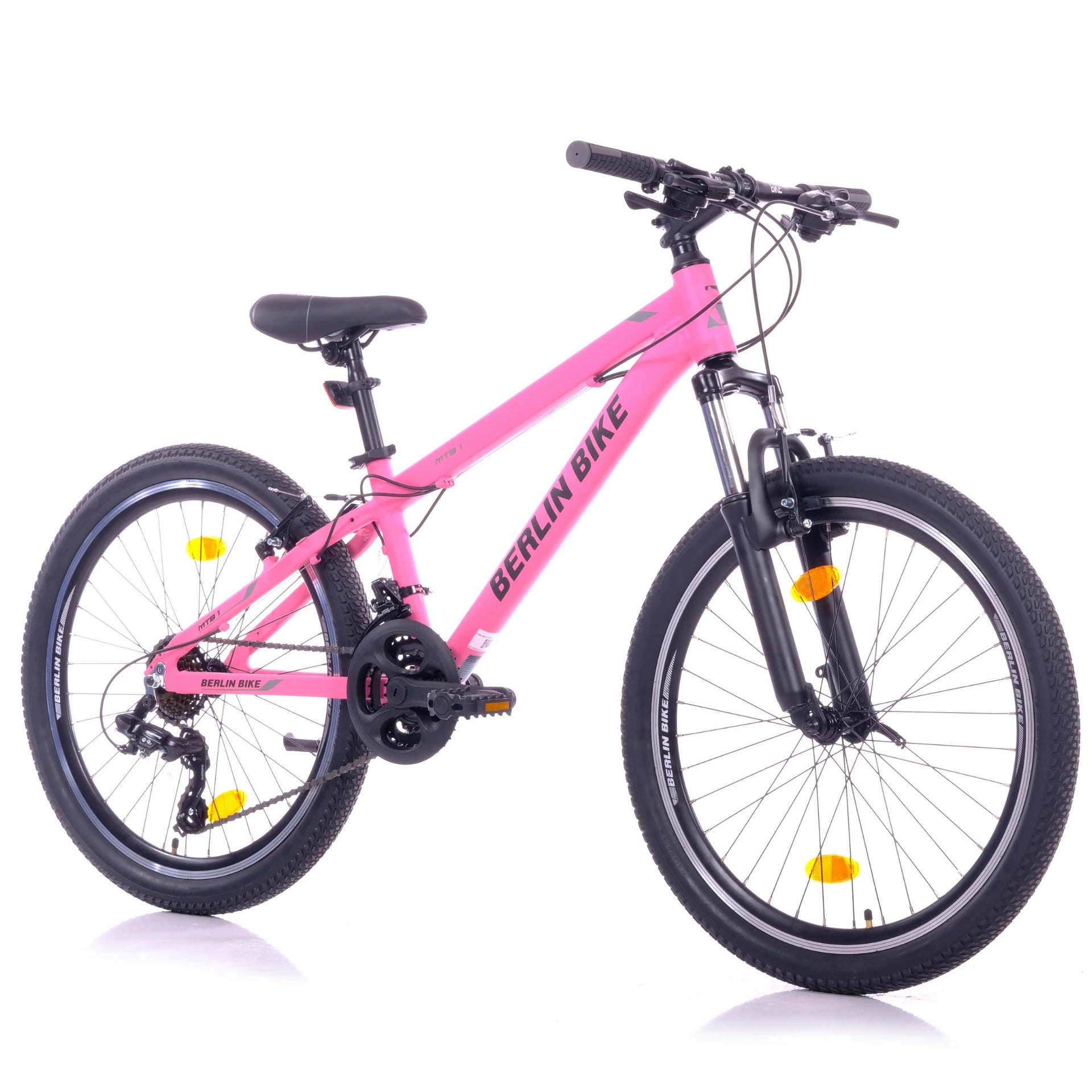 Berlin Bike MTB1 24 Zoll Kinderfahrrad Rosa – Fahrradkauf24