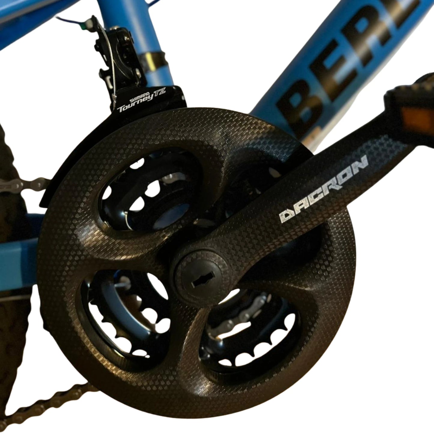 Berlin Bike MTB1 24 Zoll Kinder-Mountainbike – Detailansicht der Kurbelgarnitur und des Antriebs, leichtes und stabiles Kinderrad bei fahrradkauf24.de, schneller Versand in Deutschland