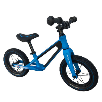 Berlin Bike Raddy Laffy Balance Bike 12 Inch 45-degree side view blue