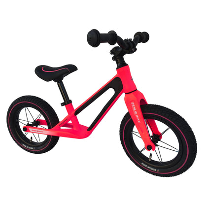 Berlin Bike Raddy Laffy Balance Bike 12 Inch 45-degree side view pink