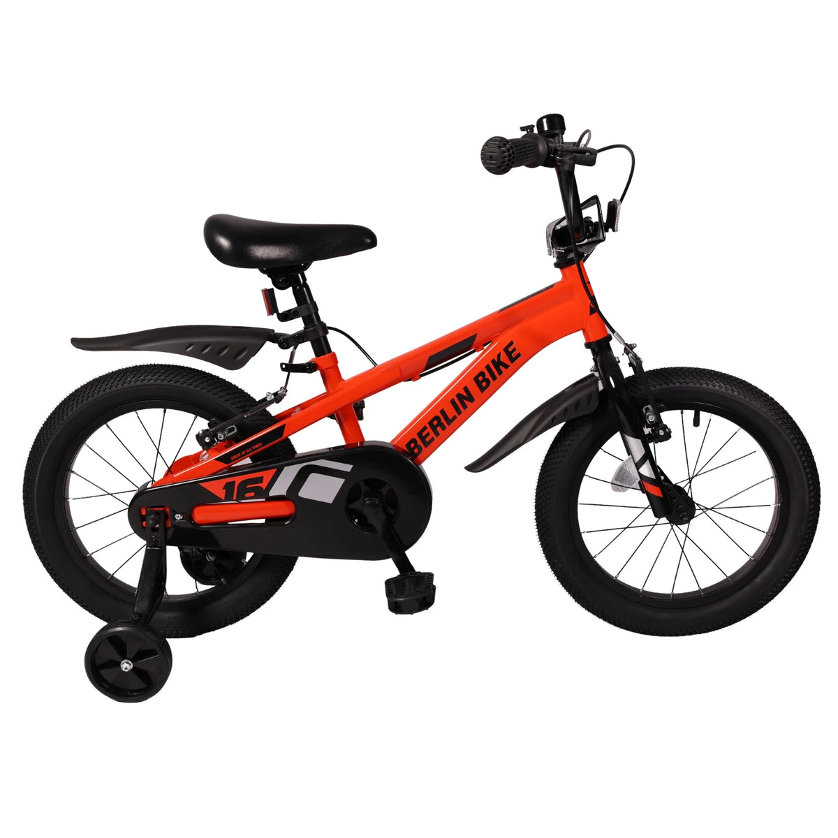 Berlin Bike Cross Kids Bike 16 Inch full side view orange