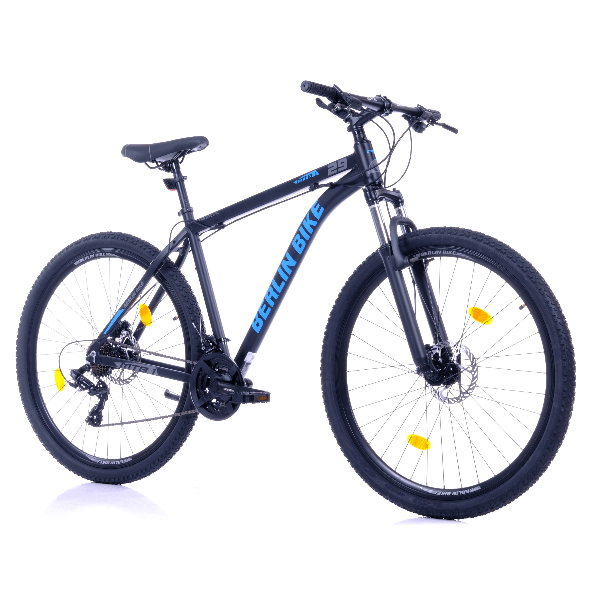 alu mountainbike 27 5 zoll Berlin Bike MTB1 27,5 Zoll Mountainbike Schwarz Blau für Damen & Herren – Fahrradkauf24