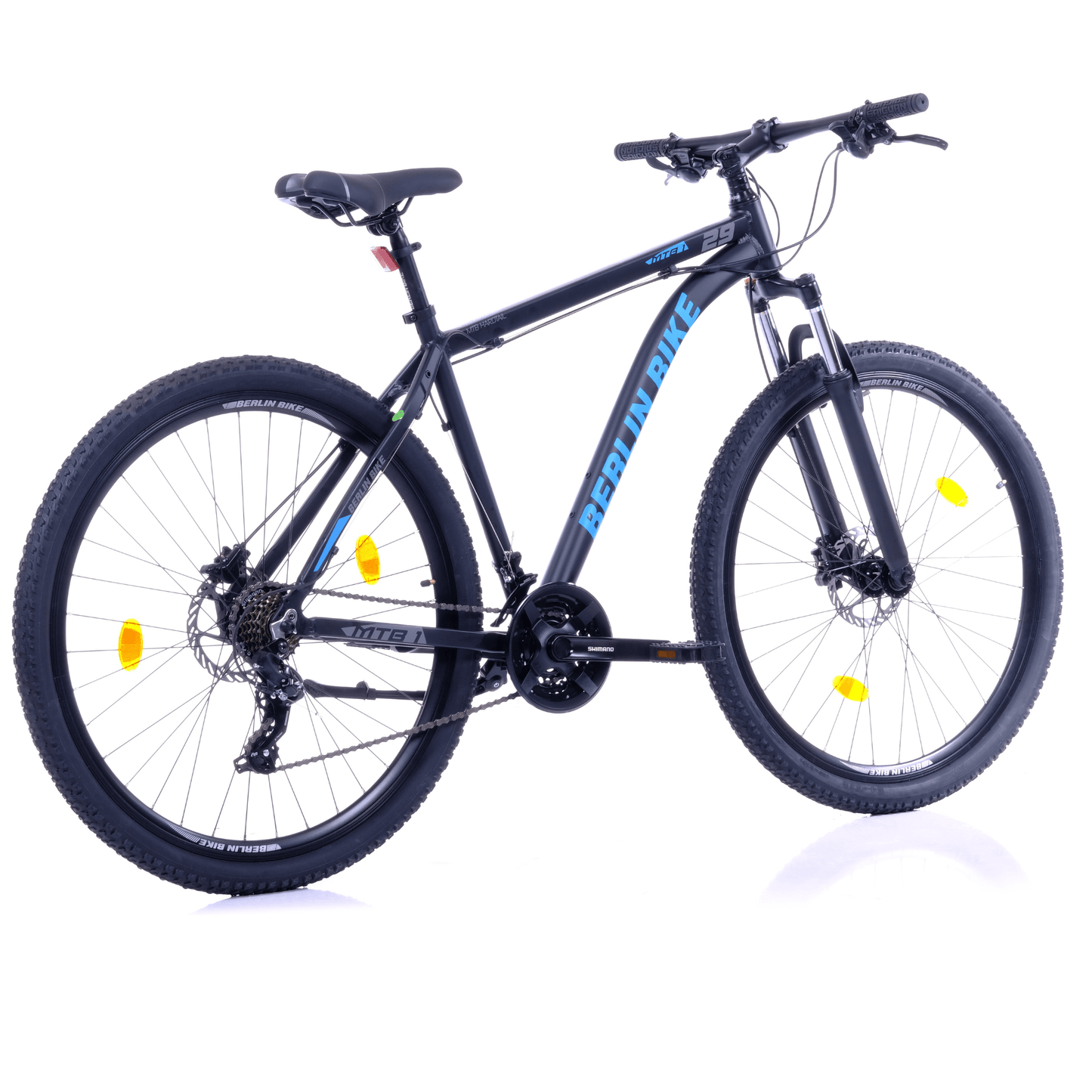 Berlin Bike MTB1 27,5 Zoll Mountainbike Schwarz Blau