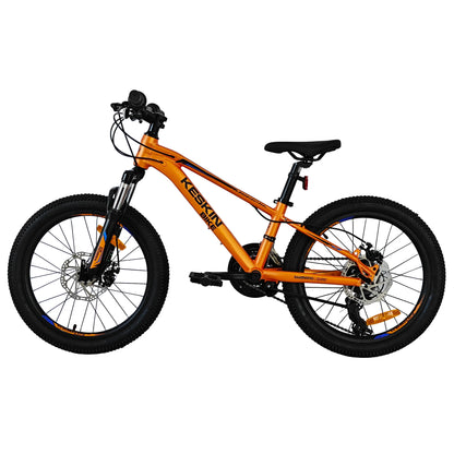 Keskin Bike Kinderfahrrad MTB1 20 Zoll in Orange in rechter Seitenansicht – schnelle Expresslieferung innerhalb Deutschlands für ein stabiles und zuverlässiges Kinder-MTB