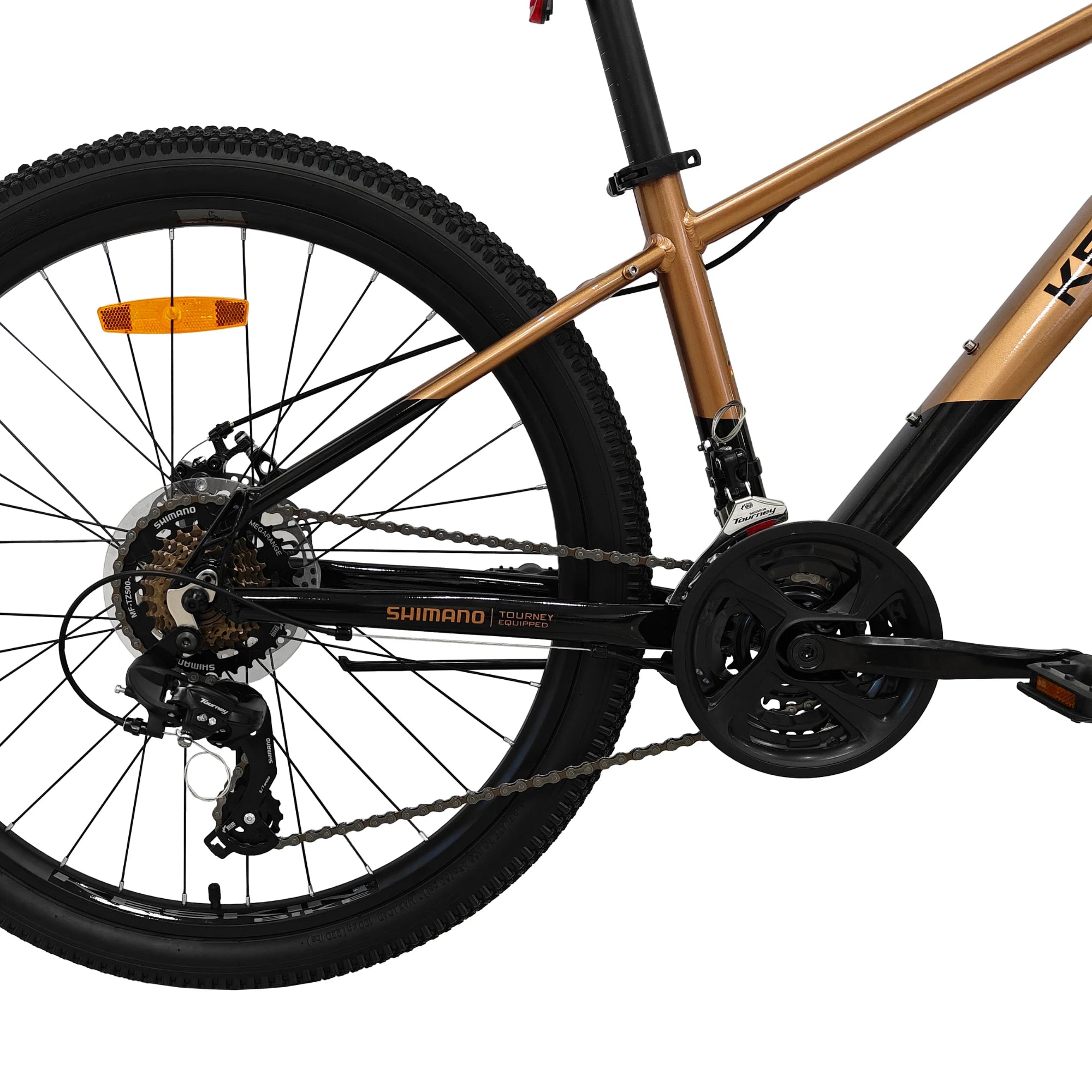 Keskin Bike Mountainbike MTB1 in Bronze, Antrieb mit Kassette und Kette – schnelle Expresslieferung innerhalb Deutschlands für ein robustes MTB