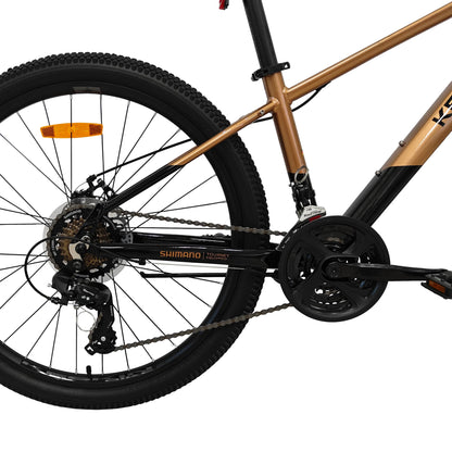 Keskin Bike Mountainbike MTB1 in Bronze, Antrieb mit Kassette und Kette – schnelle Expresslieferung innerhalb Deutschlands für ein robustes MTB