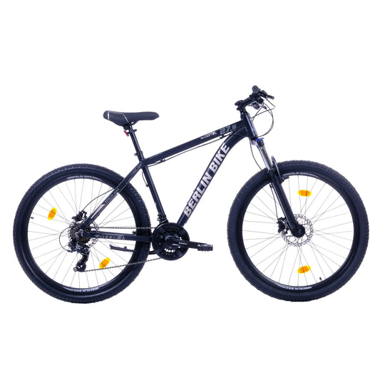 Berlin Bike MTB1 27,5 Zoll Mountainbike Schwarz Silber